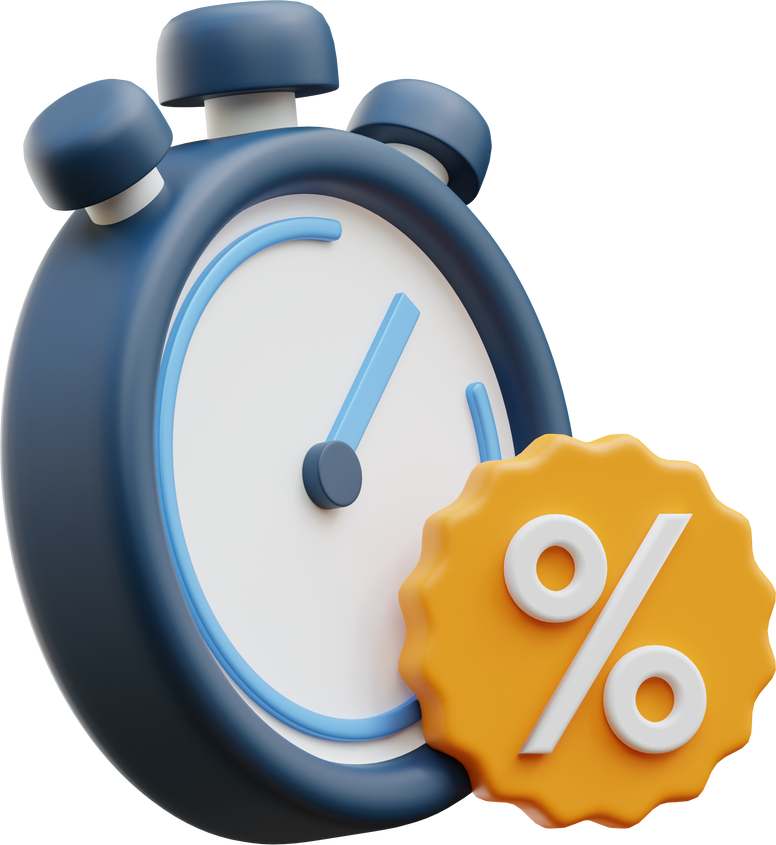 3D Time Offer Flash Sale Discount